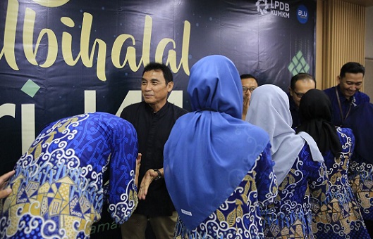 Gelar Halal Bihalal Idul Fitri 1445 H Dirut LPDB KUMKM Supomo Pesan