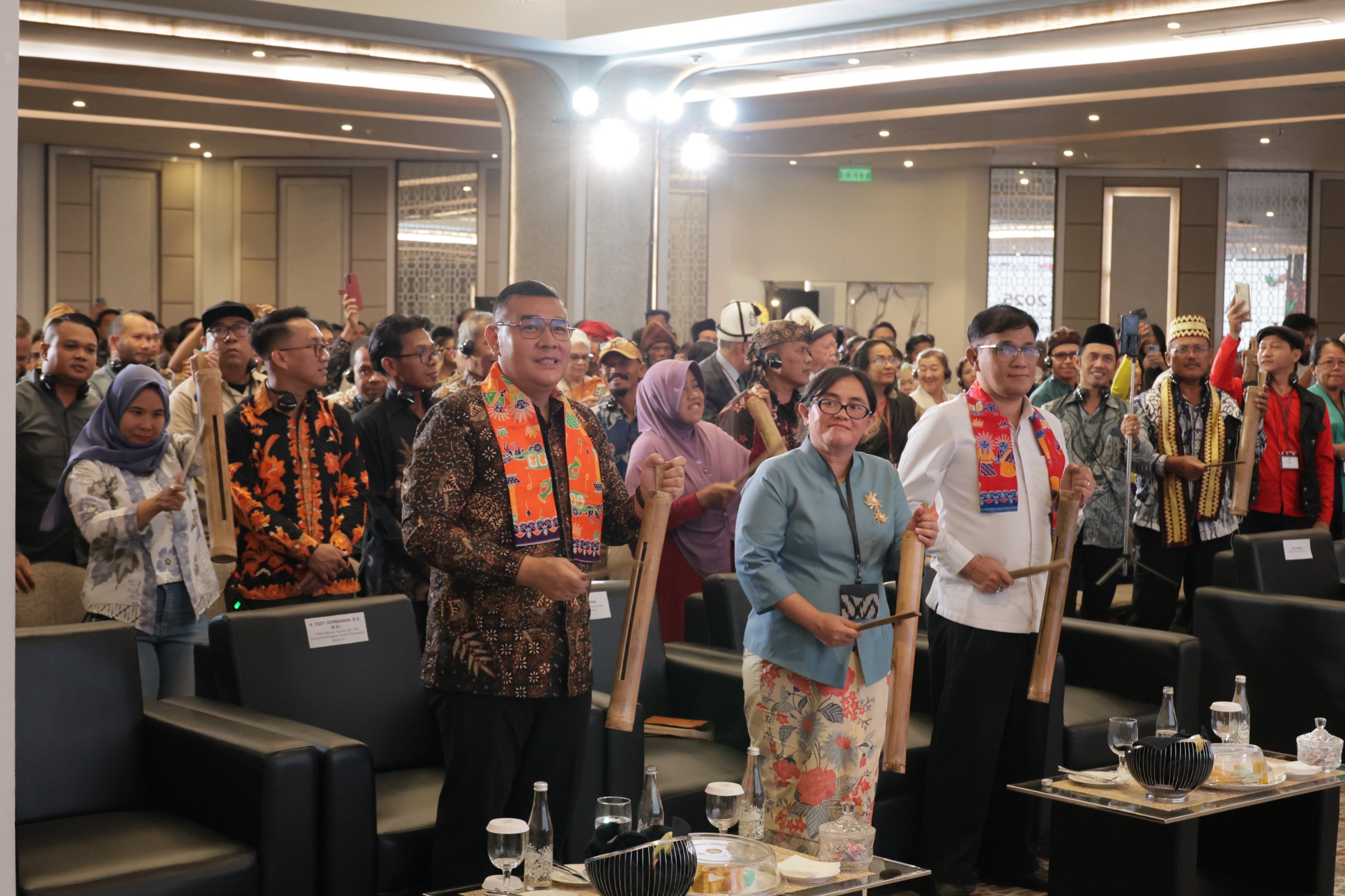 Wamen ATR/Waka BPN Ossy Dermawan saat hadir pada pembukaan Asia Land Forum 2025