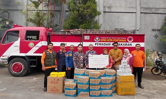 PT Telkom bersama Group Salurkan Bantuan Kesehatan bagi Masyarakat Terdampak Karhutla di 3 Provinsi Kalimantan